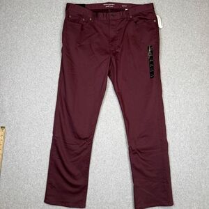 Brand New Banana Republic Men's 38x32 Travel Jeans Purple Slim Fit